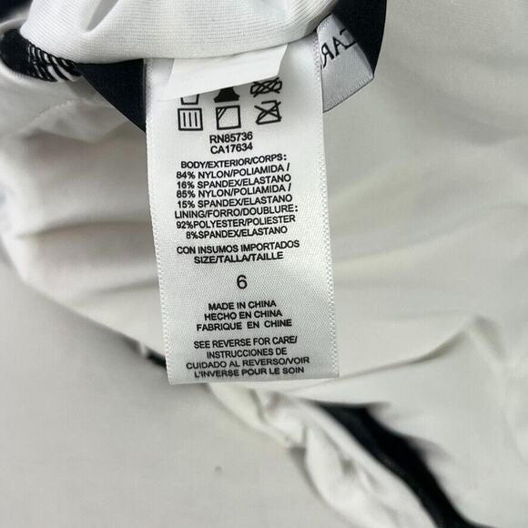 Carmen Marc Valvo Women's Leopard Print Cut-Out One-Piece Swimsuit Size 6 Trendy - Picture 6 of 11